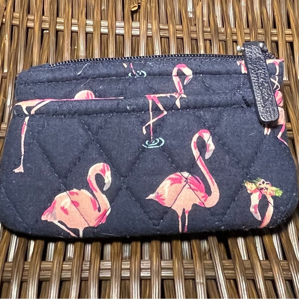 Vera Bradley Black Flamingo Wallet